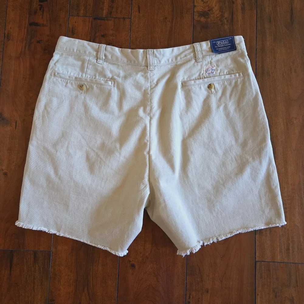 Polo Ralph Lauren Men's Khaki 6-Inch Burroughs Relaxed Fit Chino Shorts Size 38 - Picture 5 of 15